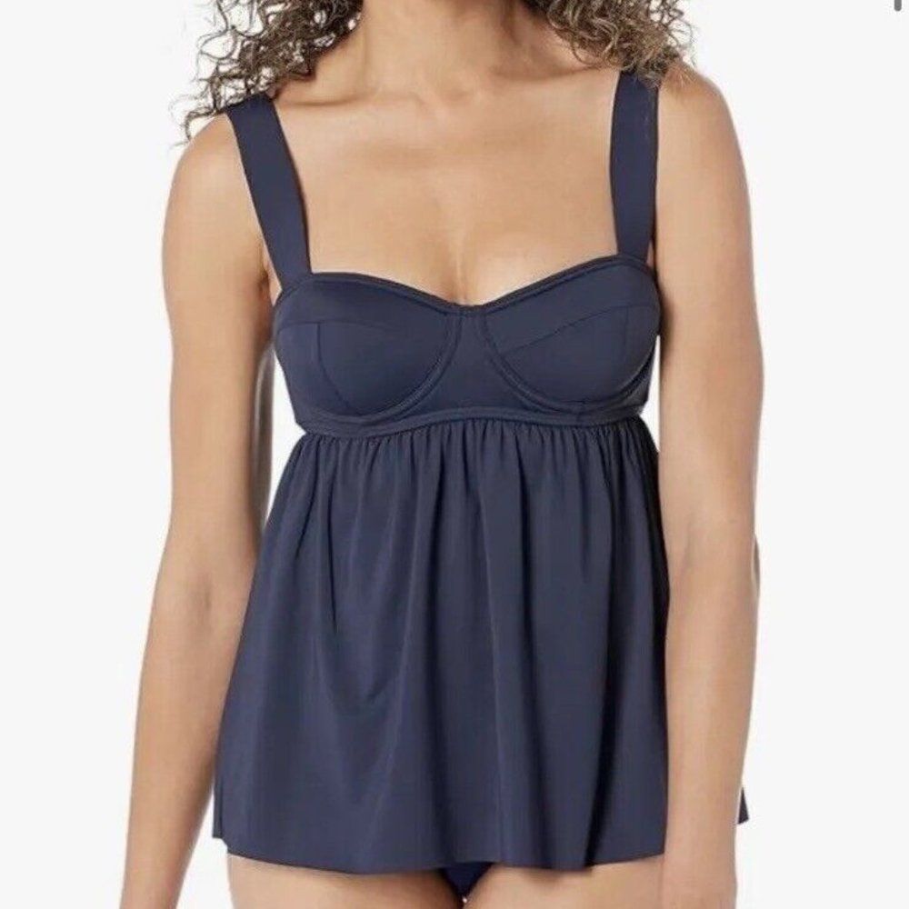 Michael Kors Sz S New Navy Swim Top